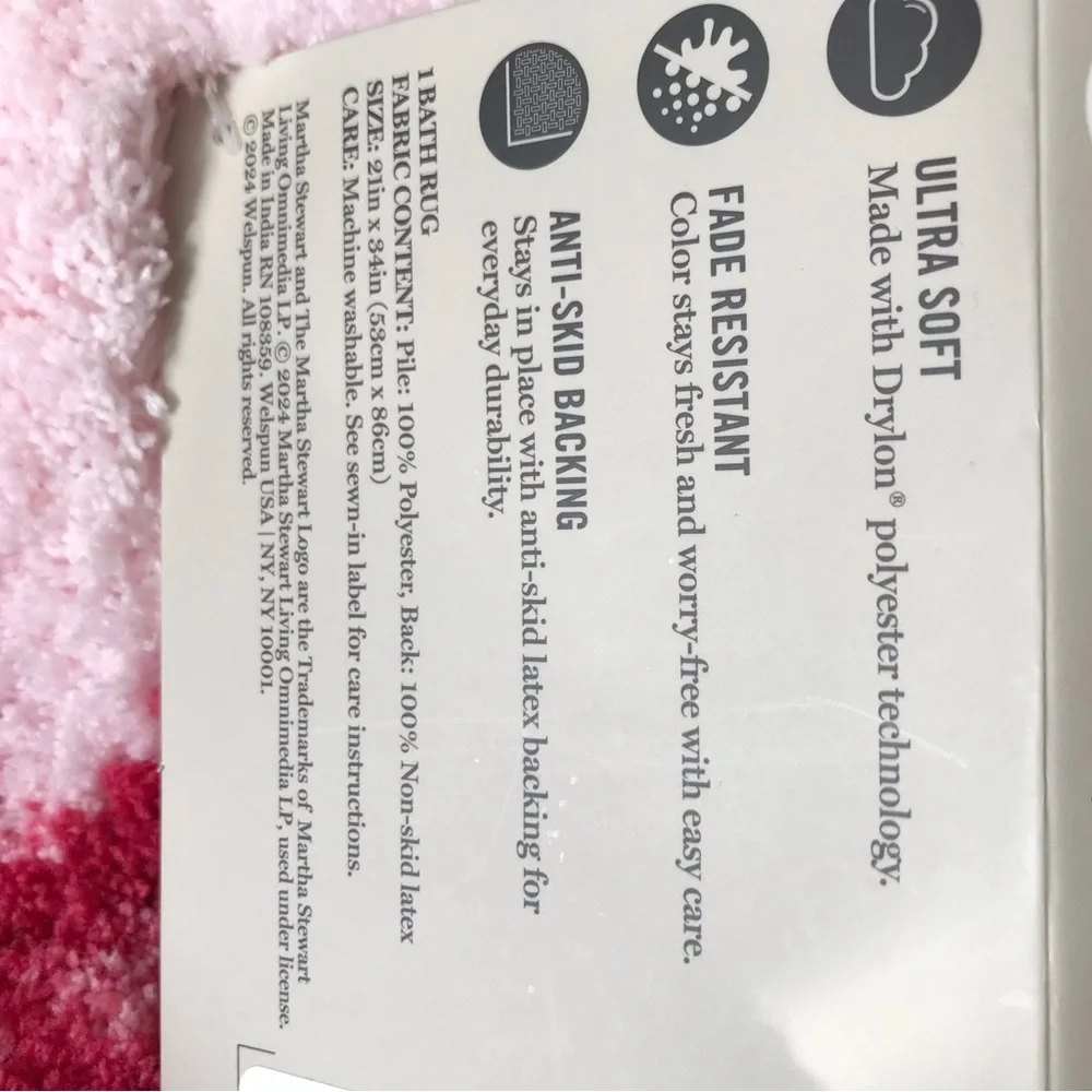 💖Wear Pink💖 Bow bath mat